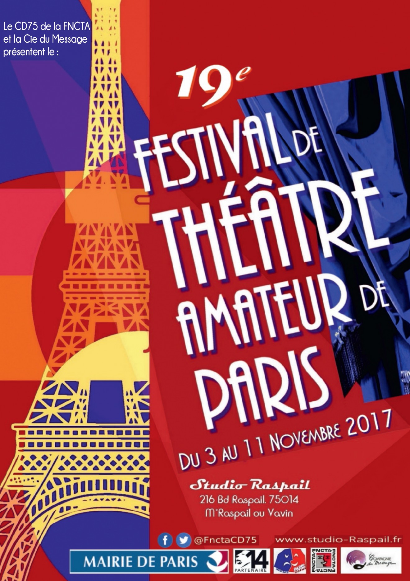 19e Festival de théâtre amateur de Paris